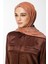 Sahra Desen Çift Taraflı Şal Tarçın-Bej 2