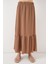 1886 Uzun Örme Etek - Camel 4
