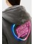 Neon Logo Baskılı Pamuklu Boxy Fit Kapüşonlu Sweat Bayan T Shirt DW0DW20945 Bds 4