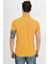 Erkek Hardal Polo Yaka Likralı T-Shirt T621 3