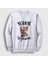 Unisex Beyaz Yorkie Mama Mom Yorkshire Terrier Annesi Sweatshirt 1