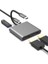 4K Iki HDMI Dönüştürücü Type-C Girişli USB Pd Çoklu Çevirici Şarj Imkanı Çoklu Dönüştürücü 1