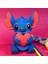 Stitch Figür Boyama Seti | 15 cm | 3D Yazıcı Üretimi 6 Renk Akrilik Boya 2 Fırça 4
