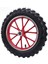 2.5-10 Ön Tekerlek Lastiği Iç Tüp Hub Ka Aşınmaya Dalı 10 Inç Tekerlek Göbeği Lastik 49CC Küçük Off Road Motosiklet Kırmızı (Yurt Dışından) 3