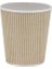 Ripple Double Wall Kraft Karton Bardak 9 Oz - 25 Adet 1