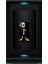 Siyah Desenli Gold S Harfi Ip 14 Pro Uyumlu Kılıf 1