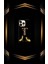 Siyah Desenli Gold U Harfi Ip 15 Pro 1