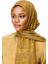 Mayra Desen Çift Taraflı Şal Acı Kahve-Hardal 2