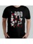 Naruto Sharingans %100 Pamuklu Bisiklet Yaka T-Shirt Model - 1 1
