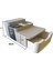 Krem Renk Çok Amaçlı Çekmeceli ve Basamaklı Organizer (26X11CM) 1