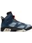 Air Jordan 6 Retro Washed Denim Sail Black Varsity RED-CT5350-401 4