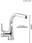 Gümüş Çubuk Kollu Prinç Banyo Mutfak Evye Lavabo Duş Bataryası Şık Krom Set 3
