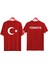 Türk Bayrağı Baskılı Türkiye Yazılı Tişört Ayyıldızlı T-Shirt 1