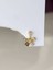 Sallantılı Fiyonk Kurdela Model Kıkırdak Piercing Tragus Helix Altın Gold Renk Küpe 2