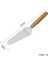 Home Tırtık Kenarlı Üçgen Mutfak Spatulası,pasta,pizza ve Mutfak Için Spatula,pasta Pastacılık Ahşap Saplı Paslanmaz Çelik Spatula 2