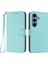 Samsung Galaxy S24 / Galaxy S25 Deri Cüzdan Standı Telefon Kılıfı Bilek Kayışı ile (Yurt Dışından) 1