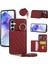 Samsung Galaxy S25 Plus / S24 Plus Kickstand Rhombus Deri + Tpu Telefon Kılıfı Omuz Askılı (Yurt Dışından) 1