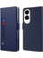 Samsung Galaxy S25 Edge Stand Pu Deri Telefon Kılıfı Kart Tutucu Ayna (Yurt Dışından) 1