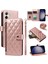 Samsung Galaxy S24 Plus / Galaxy S25 Plus Cüzdan Eşkenar Dörtgen Deri Standlı Telefon Kılıfı Kayışlı (Yurt Dışından) 1