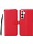 Samsung Galaxy S24 / Galaxy S25 Rfıd Engelleme Pu Deri Telefon Kılıfı Bilek Kayışı ile (Yurt Dışından) 1