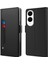 Samsung Galaxy S25 Edge Stand Pu Deri Telefon Kılıfı Kart Tutucu Ayna (Yurt Dışından) 1