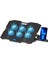 CetKing Sx-35 Snower 6 Fanlı 9-15,6 Inç Notebook Soğutucu Stand Telefon Standlı Siyah 1