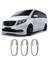 Mercedes Vito W447 Uyumlu Krom Kapı Kolu Tası 3 Parça Paslanmaz Çelik 1