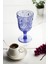 Akrilik Mavi Tekli Kadeh & Su Meşrubat Kahve Yanı Bardağı 450 ml ( Cam Değildir ) 2