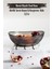 Akrilik Barok Füme Büyük Oval Meyve & Salata Kasesi & Karıştırma Kabı / 3,3 Lt (Cam Değildir) 2