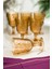 Akrilik Bal 6'lı Kadeh & Su Meşrubat Kahve Yanı Bardağı 450 ml ( Cam Değildir ) 1