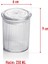 6'lı Barok Yuvarlak Baharat Kavanoz Seti & Saklama Kabı & Erzak Kabı (6*250 Ml) 5
