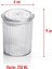 12'li Barok Yuvarlak Baharat Kavanoz Seti & Saklama Kabı & Erzak Kabı (12*250 Ml) 5