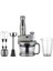 Mr Chef Quadro Blender Seti, 900 ml Hazne, Paslanmaz Çelik Bıçaklar, Antrasit (8682511901315) 1