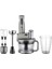 Mr Chef Quadro Blender Seti, 900 ml Hazne, Paslanmaz Çelik Bıçaklar, Antrasit (8682511901315) 2