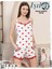 Ip Askılı Şortlu Kalpli Pijama Takımı 1