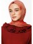 Sahra Desen Çift Taraflı Şal Vizon-Kırmızı 1