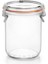 Klipsli 2'li Cam Kavanoz Seti (1 Adet 580 ml - 1 Adet 425 Ml) 2