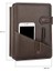 5285 Ajanda Tarihsiz Kareli 17X24 Ajanda Defter 160 Yaprak Ivory Kağıt Suni Deri Telefon Kılıflı Mekanizmalı Hesap Makineli Organizer, Kahverengi 2