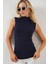 Kadın Kolsuz Body 4348 - Lacivert 3