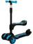 Combo 3 Tekerlekli Katlanabilir Işıklı Oturaklı Scooter - Mavi 1