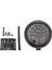 3.75 " Otomobil Takılı Enstrüman Siyah Beyaz Işık Takometre 0-8000 Pointer Takometre 92MM (Yurt Dışından) 1