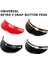 Kask Tepe Kalkanı 3 Snap Düğmesi Visor Flip Up Rüzgar Kalkanı Açık Yüz 3/4 Retro Motosiklet Kask Güneş Gölge Koruyucu (Yurt Dışından) 1