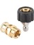Basınçlı Yı Hızlı Bağlantı Parçaları Pirinç 3/8 Inç M22 Erkek Dişi Basınçlı Yı Adaptörü Seti 15MM (3/8 Inç M22-15 ) (Yurt Dışından) 2
