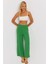 Kadın Yeşil Beli Lastikli Pantolon J23434 3