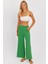 Kadın Yeşil Beli Lastikli Pantolon J23434 5