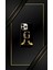 Siyah Desenli Gold S Harfi Ip 15 Pro Uyumlu 1