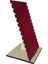 Bordo Renkli Şık Bileklik ve Kolye Standı, Düzenli Sergileme Sağlar. 1