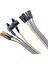 Ana Kart Power Kablosu LED Işıklı Reset Açma Kapama Butonu Kablosu On Off Switch 5064 2