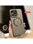 Apple Iphone 15 Pro Uyumlu Magnezyum Serisi Standlı Kapak Magsafe Sert Kılıf + Kamera Lens Koruma . 1