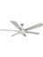 Dlc Grecale LED Tavan Vantilatörü Mat Krom 148 cm 1